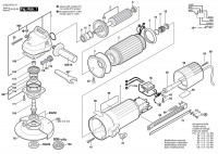 Bosch 0 602 HF0 017 GR.5265 Hf-Angle Grinder Spare Parts